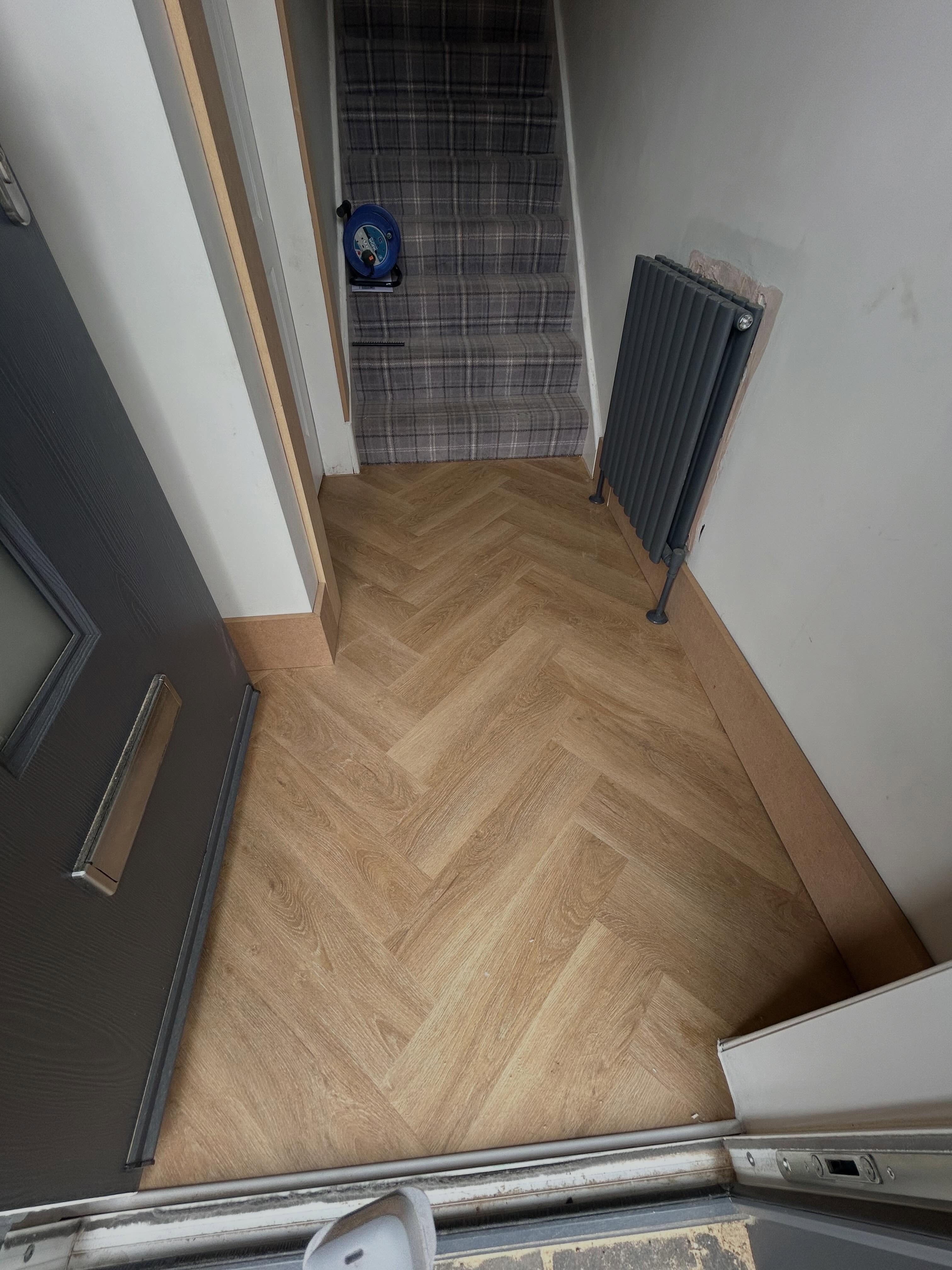 Herringbone flooring craftsmanship Bellshill