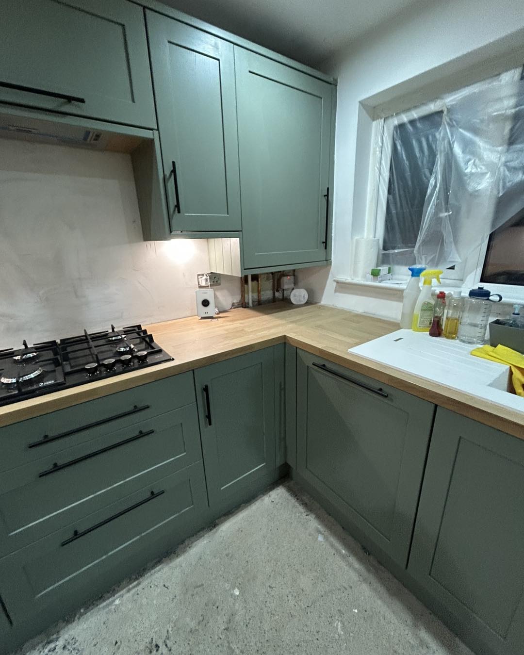 WREN kitchen installation detail