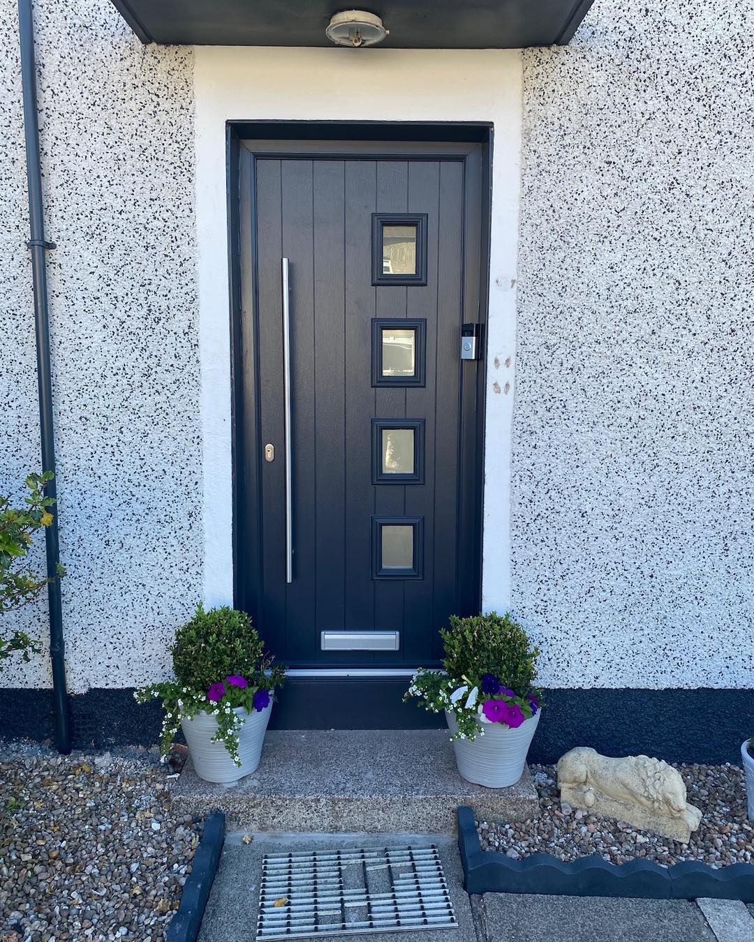 Stylish composite door installation - secure and durable
